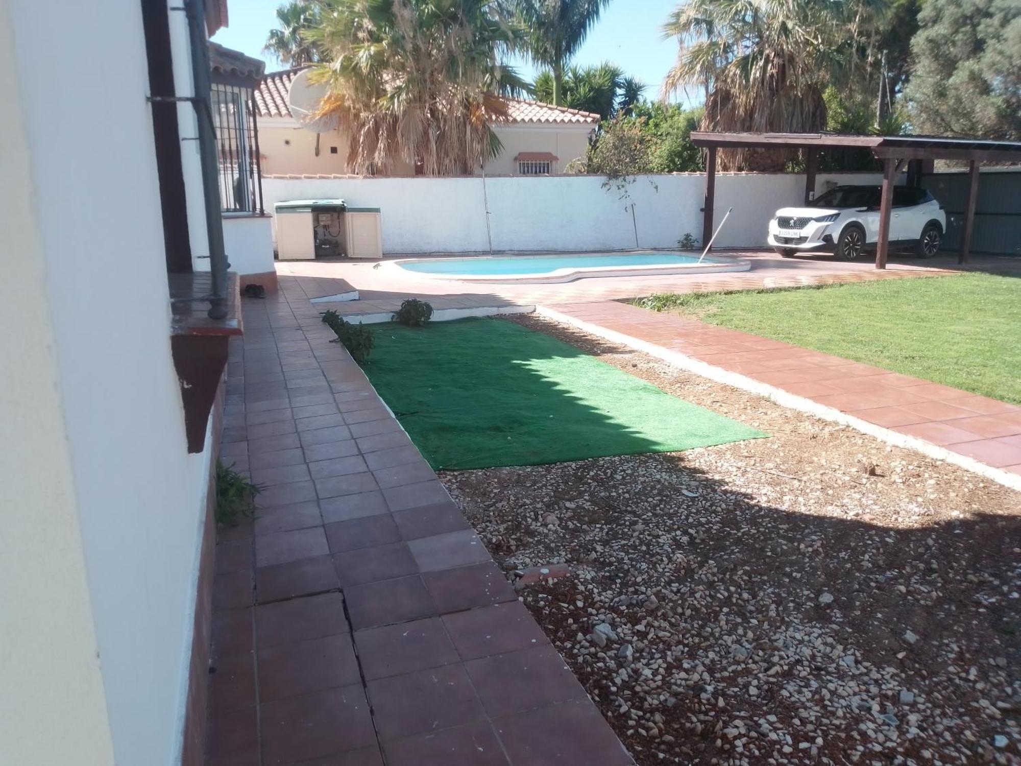 شيكلانا دي لا فرونتيرا Agradable Chalet Con Piscina Para Escapadas. المظهر الخارجي الصورة